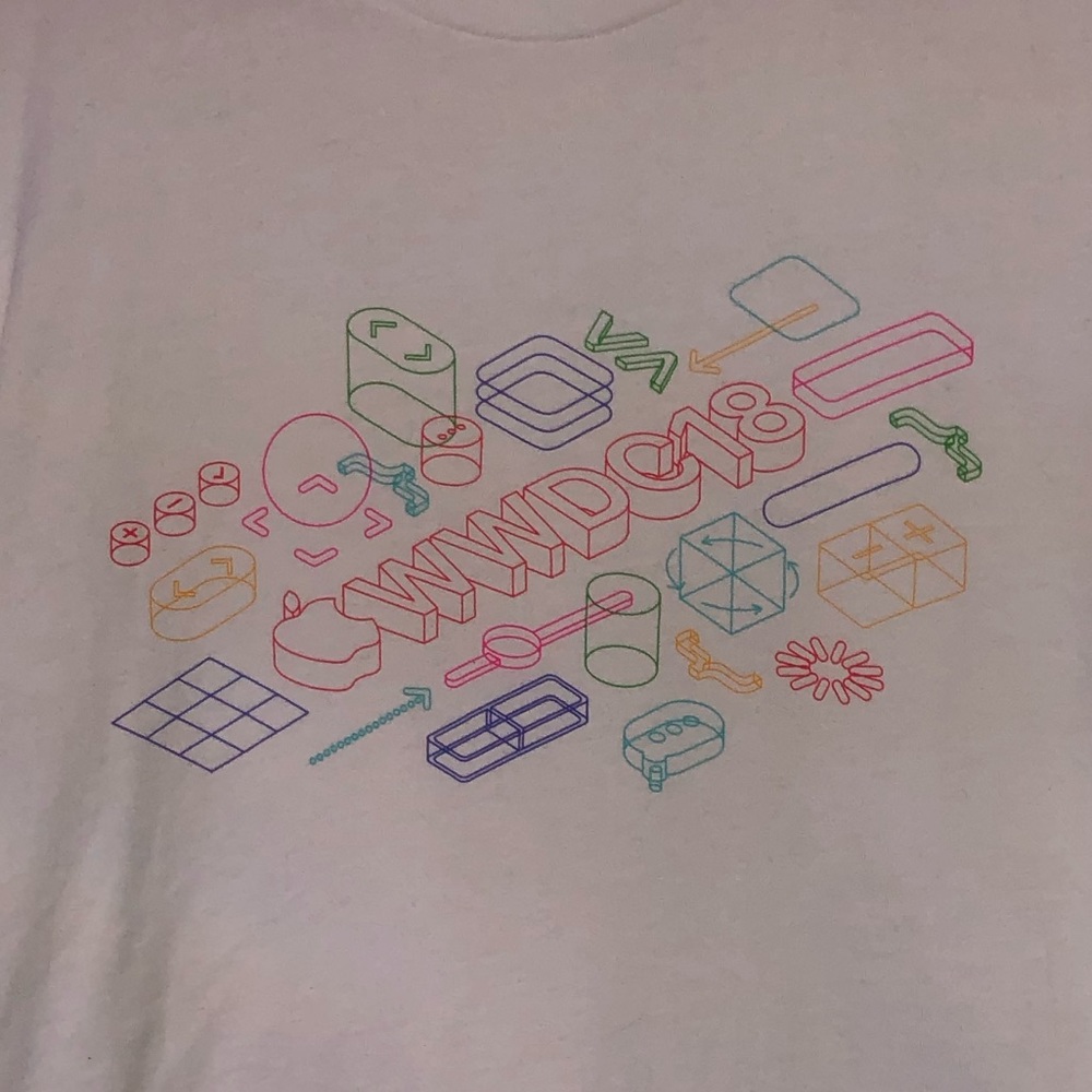 WWDC ‘18 tee shirt Never been worn